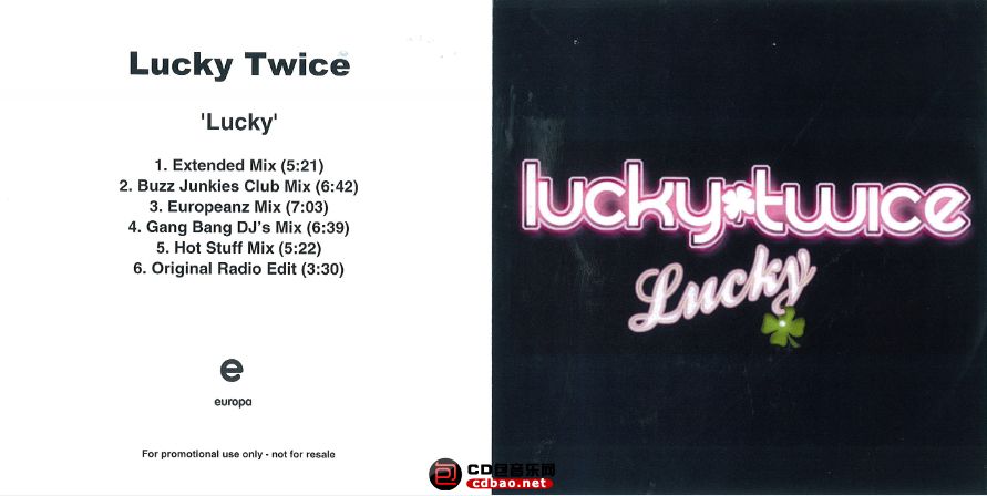 Lucky Twice 《Lucky》2006 FLAC整轨 百度云下载